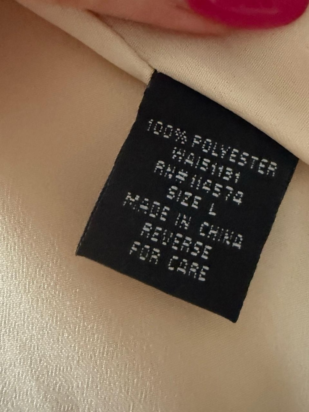 Bellatrix Feminine Blush Pink Sleeveless Embellished Beige Women's Top Size L - Picture 8 of 8